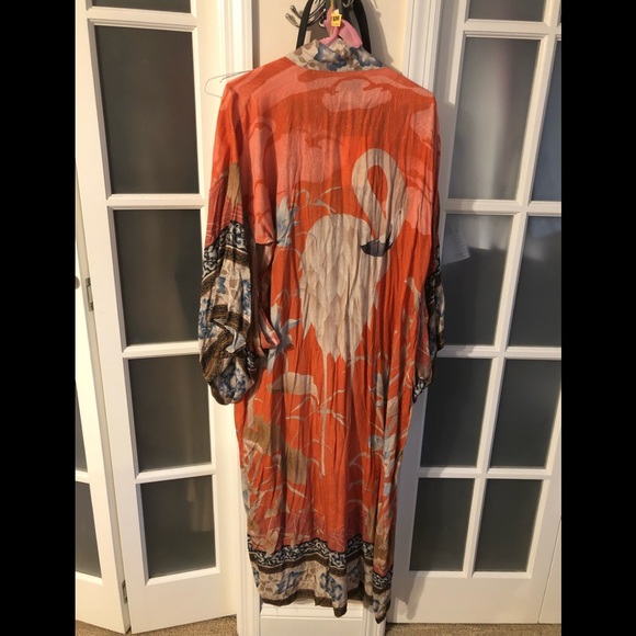 NWT Spell Cherry Blossom Kimono S no tie - Picture 5 of 5